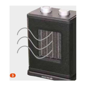 Chauffage soufflant ESSENTIELB ECHS 1502C