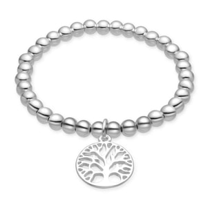 Pulsera Lux by Lux acabado en rodio