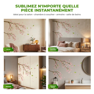 Stickers Muraux décoration adhésifs Cerisier du Japon