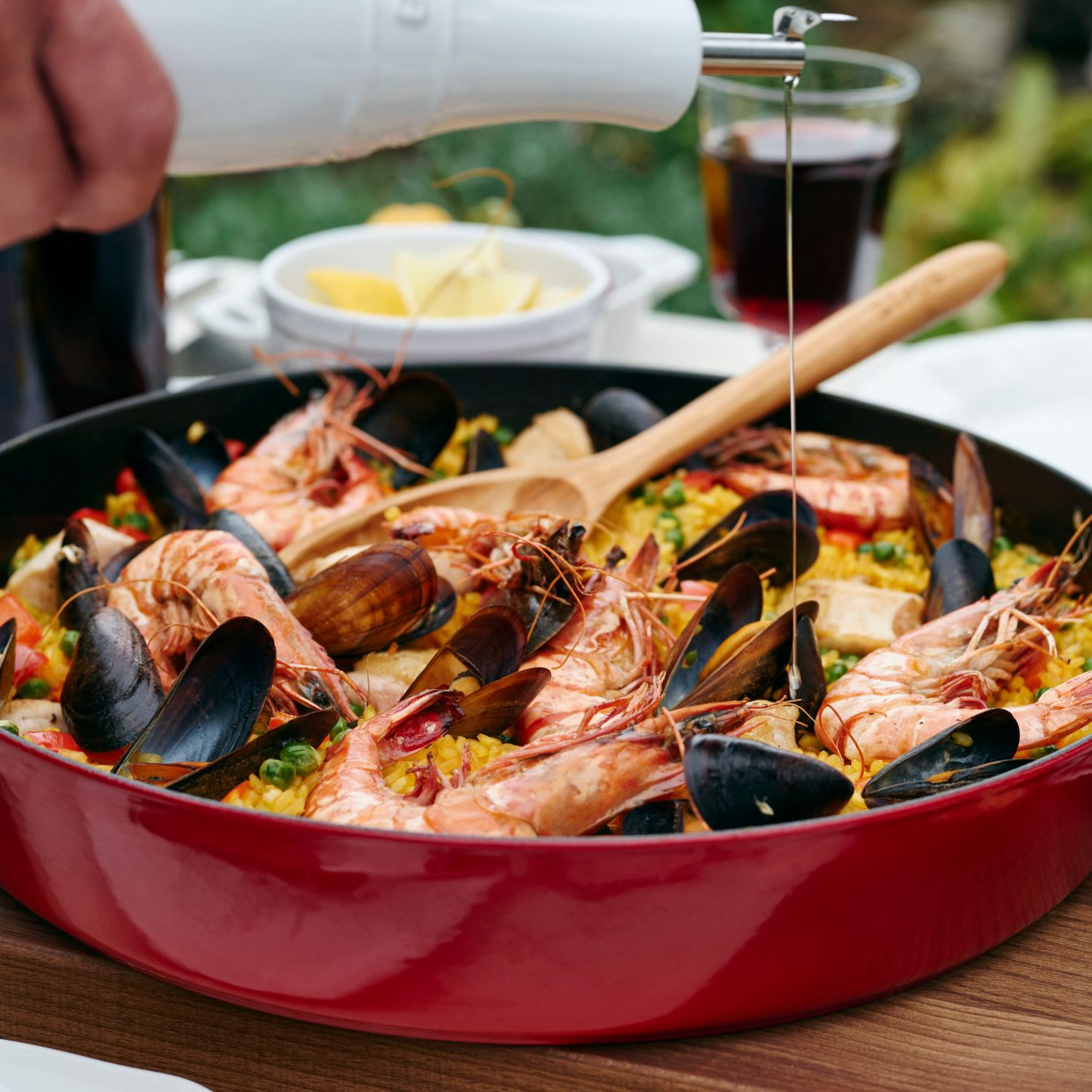 Poêle avec 2 poignées 26 cm, Fonte, Cerise