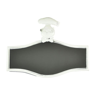 Lavagna in metallo cuoco rettangolare svasato cm54,5x41x2