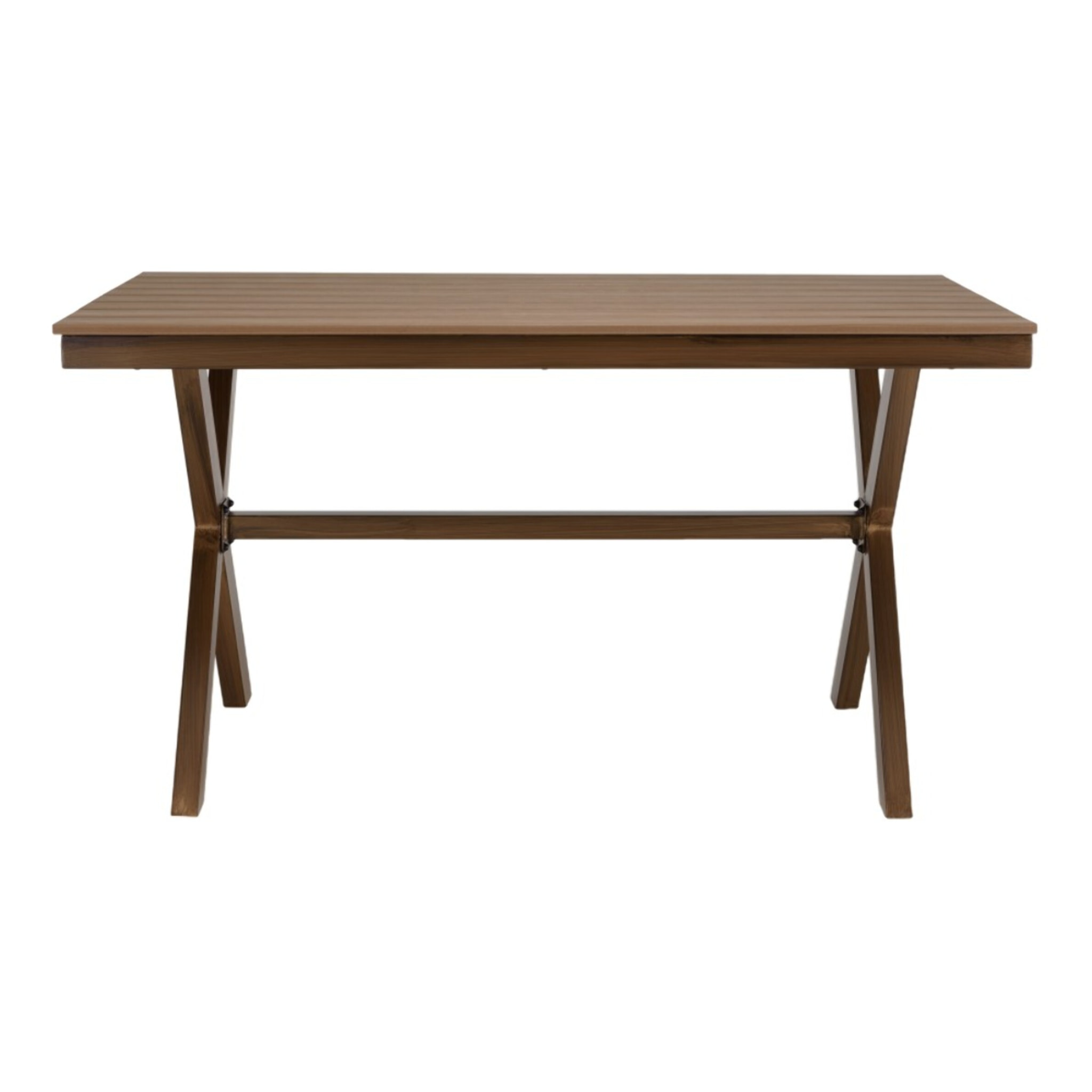 VIANNEY - Table de jardin rectangulaire 4 personnes 140x80cm