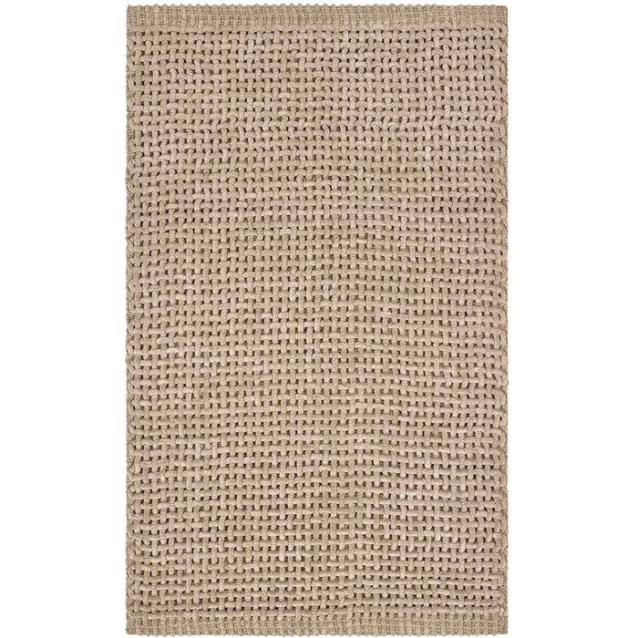 Tappeto bagno CRAZY CORDA in microfibra misto cotone, morbido antiscivolo lavabile in lavatrice, tappetino lavabo sanitari bagno