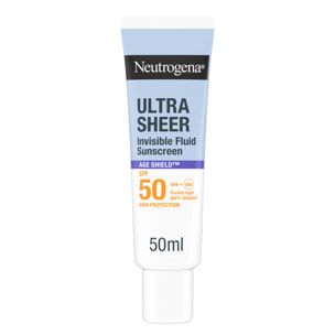 Ultra Sheer SPF 50 - Fluide Solaire Invisible Ultra Sheer Anti-Âge 50ml