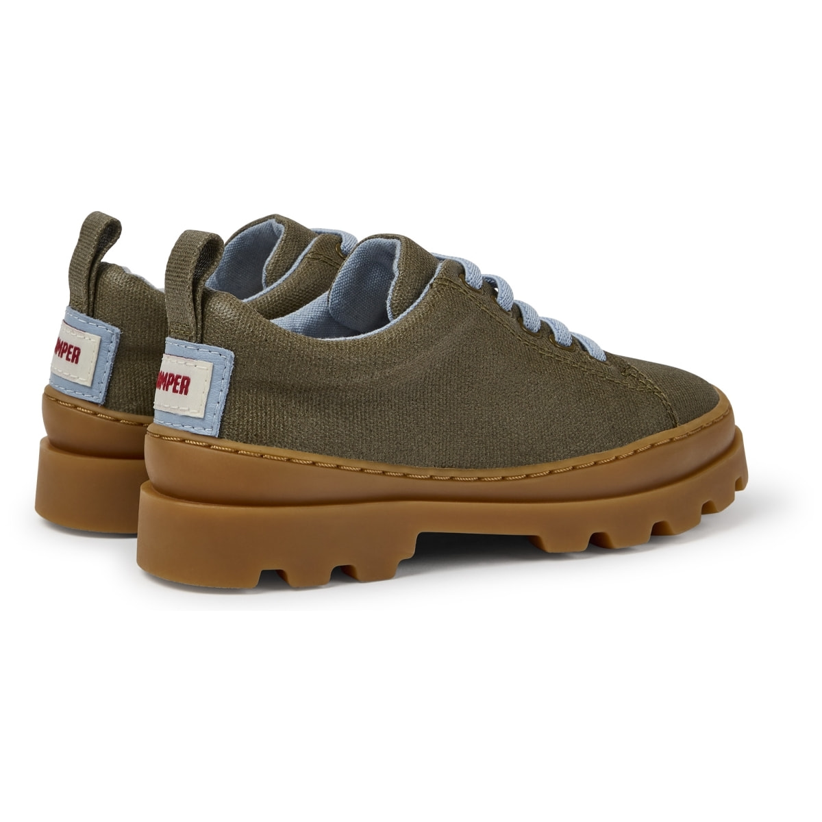 Zapatos de cordones - CAMPER Brutus - Verde - Algodón