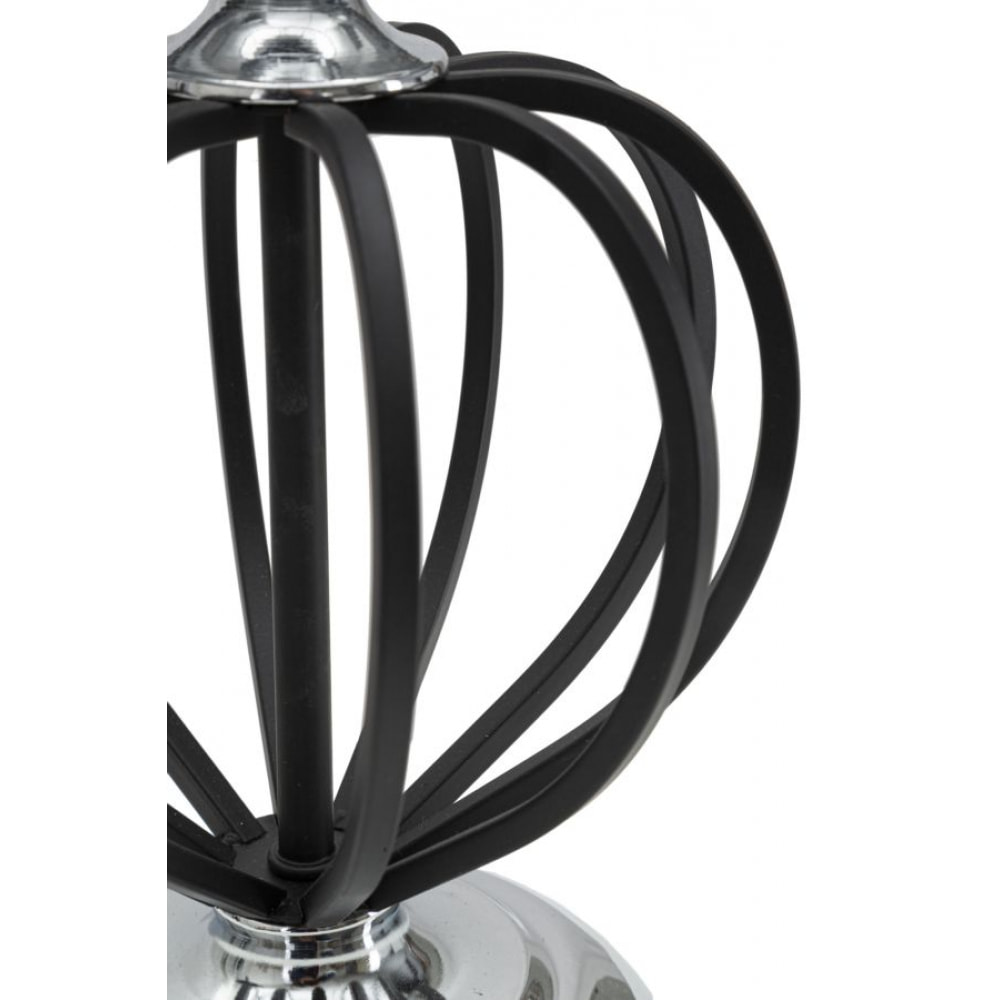 LAMPADA DA TAVOLO DARKY SILVER CM Ø28X44,5