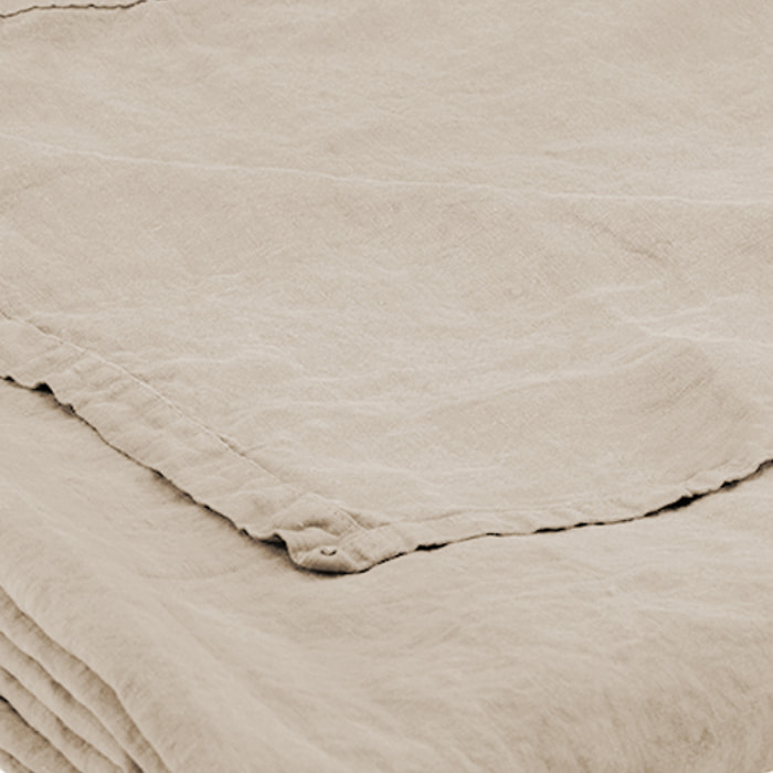 Drap plat en lin lavé, NATURELLEMENT LIN