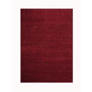 Tapis salon et chambre fait main en laine motif uni PATI