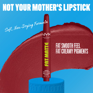 NYX Professional Makeup Fat Matte Rouge à Lèvres Mat Crémeux Berry Smooth