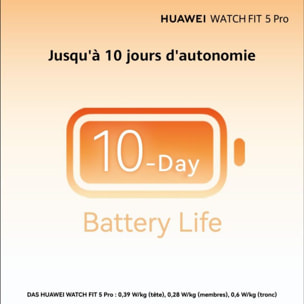 Montre connectée HUAWEI Pack Watch FIT 5 PRO orange+Freebuds SE4