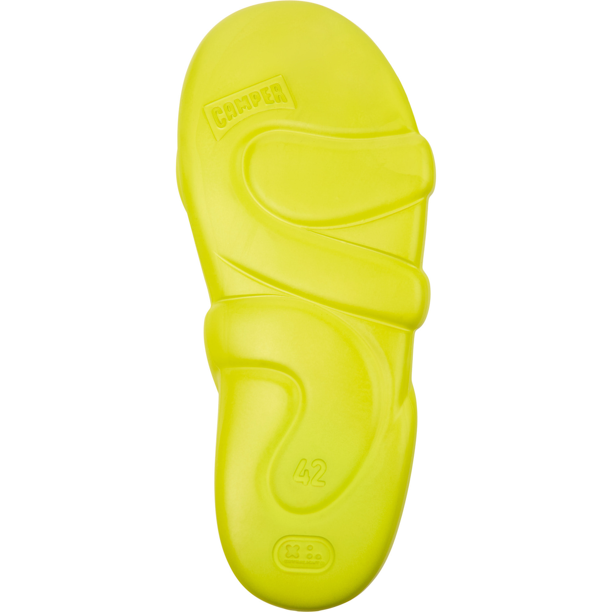 Sandalias - CAMPER Kobarah Flat - Amarillo - Sintético