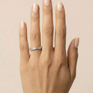 Anillo Frebal acabado plata