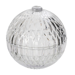 J-Line pot décoratif Ball - verre transparent