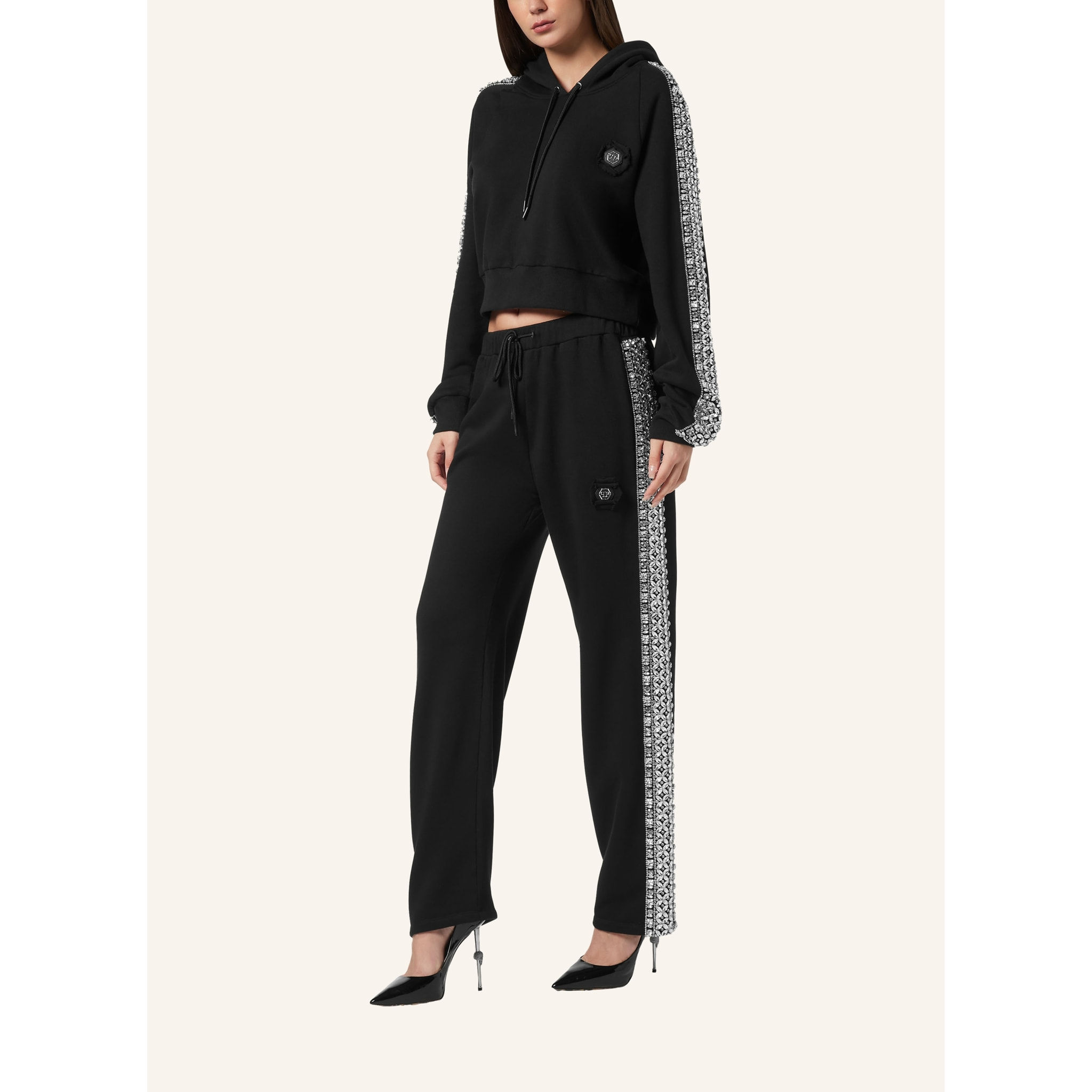 PHILIPP PLEIN Sudadera con capucha CRYSTAL