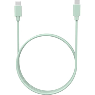 Câble USB C ESSENTIELB USB-C vers USB-C 1M Amande