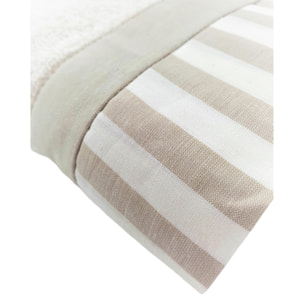 Set Spugna AMALFI 2 Pezzi: Viso+Ospite - Panna - 450 gr/m² - Puro Cotone