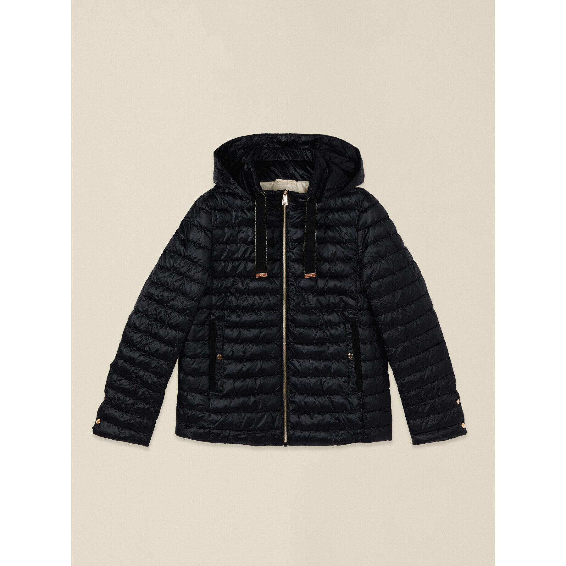 Oltre - Piumino lightweight con cappuccio - Nero