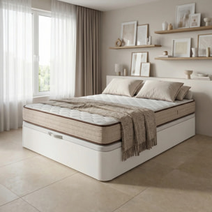 Colchón viscoelástico bambú Deluxe - Tejidos Alta Calidad Altura 16 cm Certificados Sanitized y Oeko-Tex