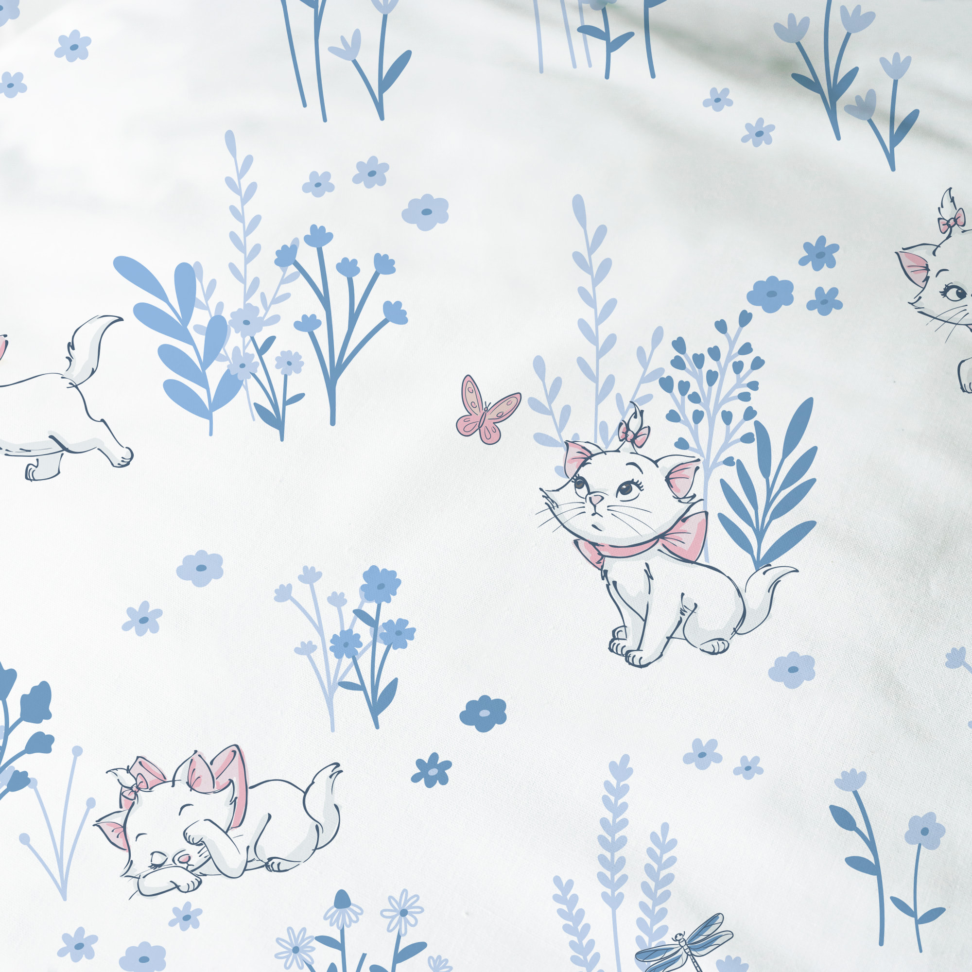 Parure de lit imprimée 100% coton, DISNEY HOME LES ARISTOCHATS SPRING