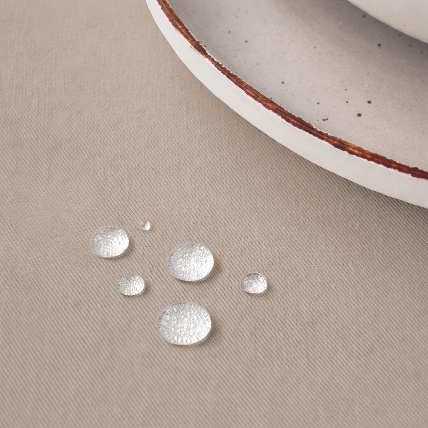 Mantel antimanchas DUO BEIGE - 100% algodón