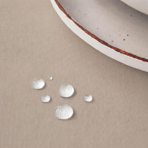 Mantel antimanchas DUO BEIGE - 100% algodón