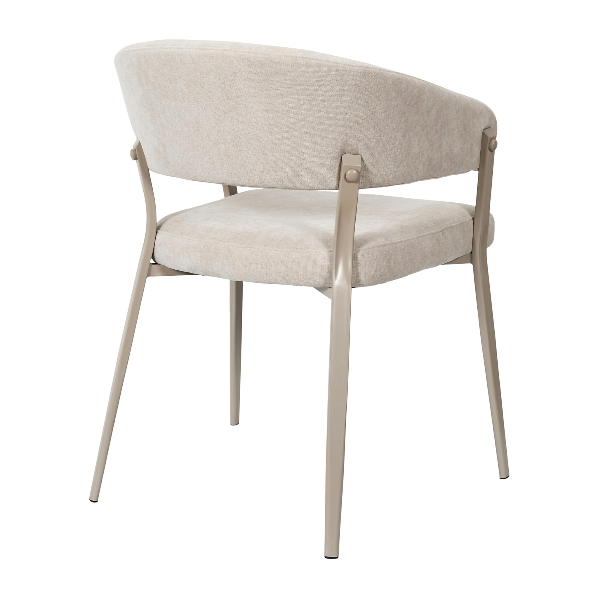 Fauteuil Emilia Beige - Lot De 2