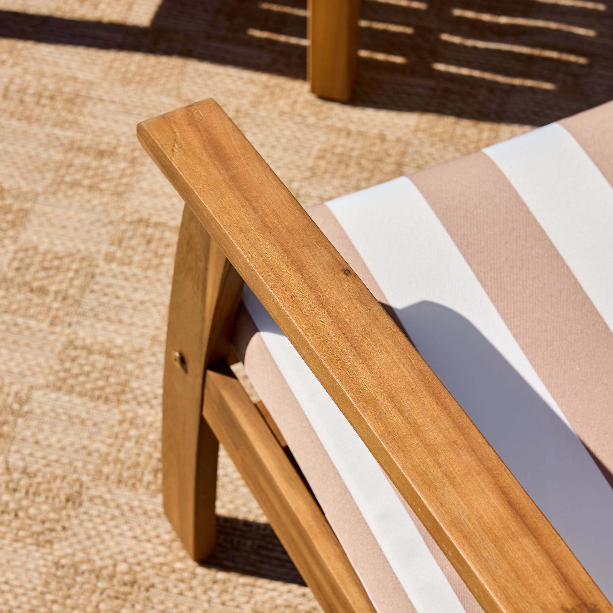 Salon de jardin bois d'acacia 4 places USHUAIA