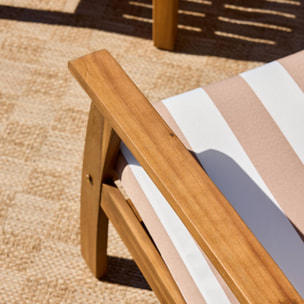 Salon de jardin bois d'acacia 4 places USHUAIA