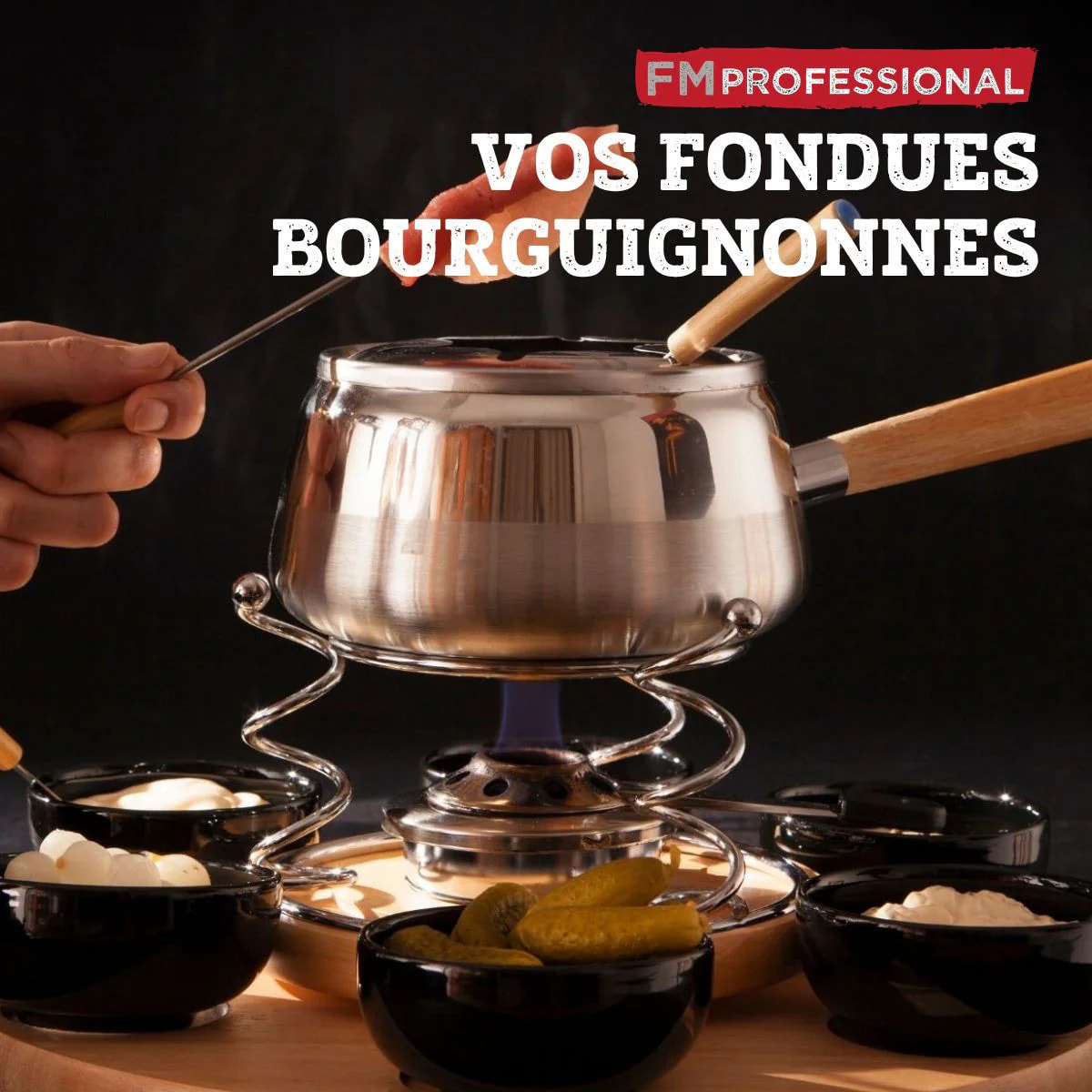 Brûleur alcool fondue savoyarde FM Professional