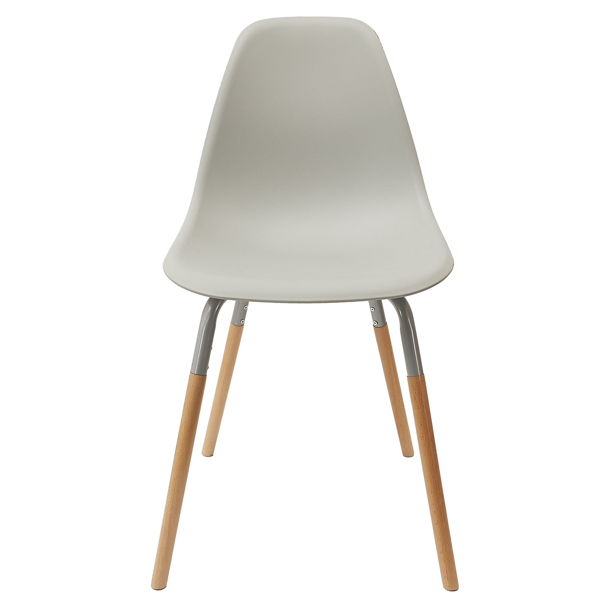 Chaise Scandinave Phenix Gris - Lot de 4
