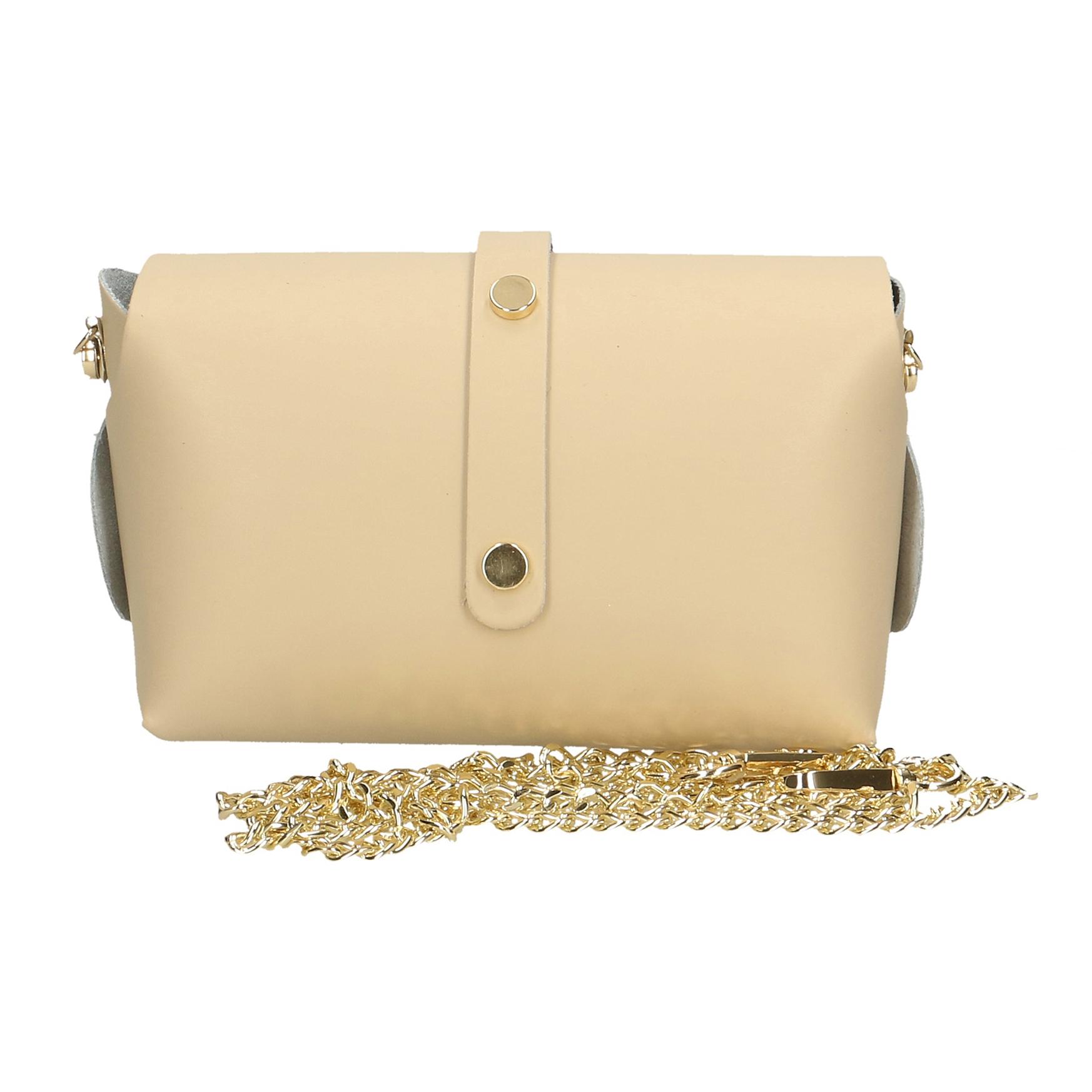 Chicca Borse Borsetta Clutch Beige