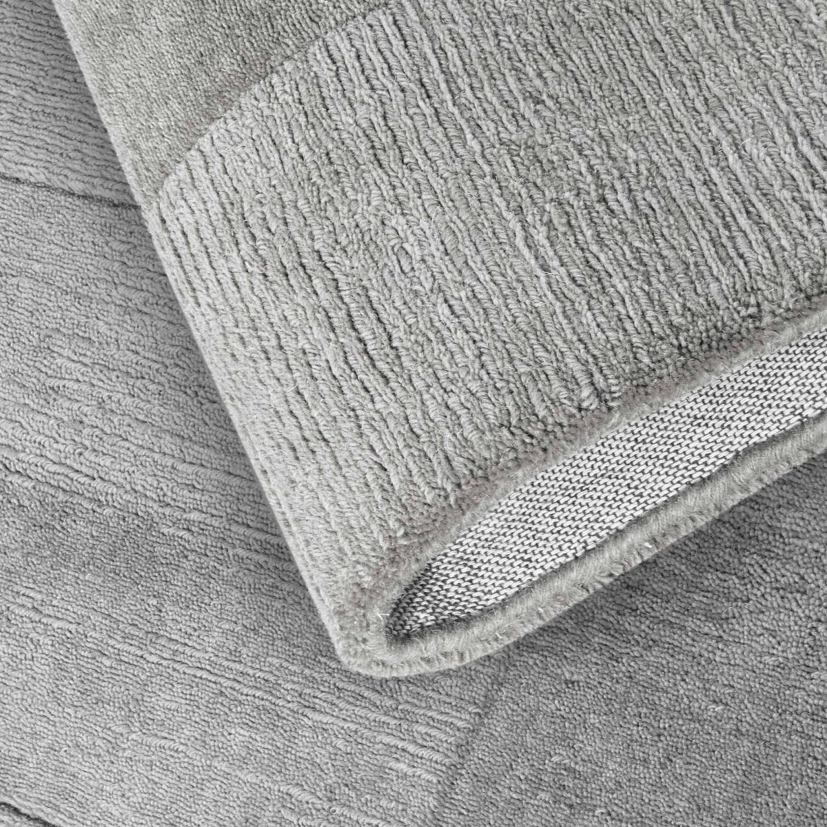 Tapis salon géométrique, laine tissé main, confort authentique