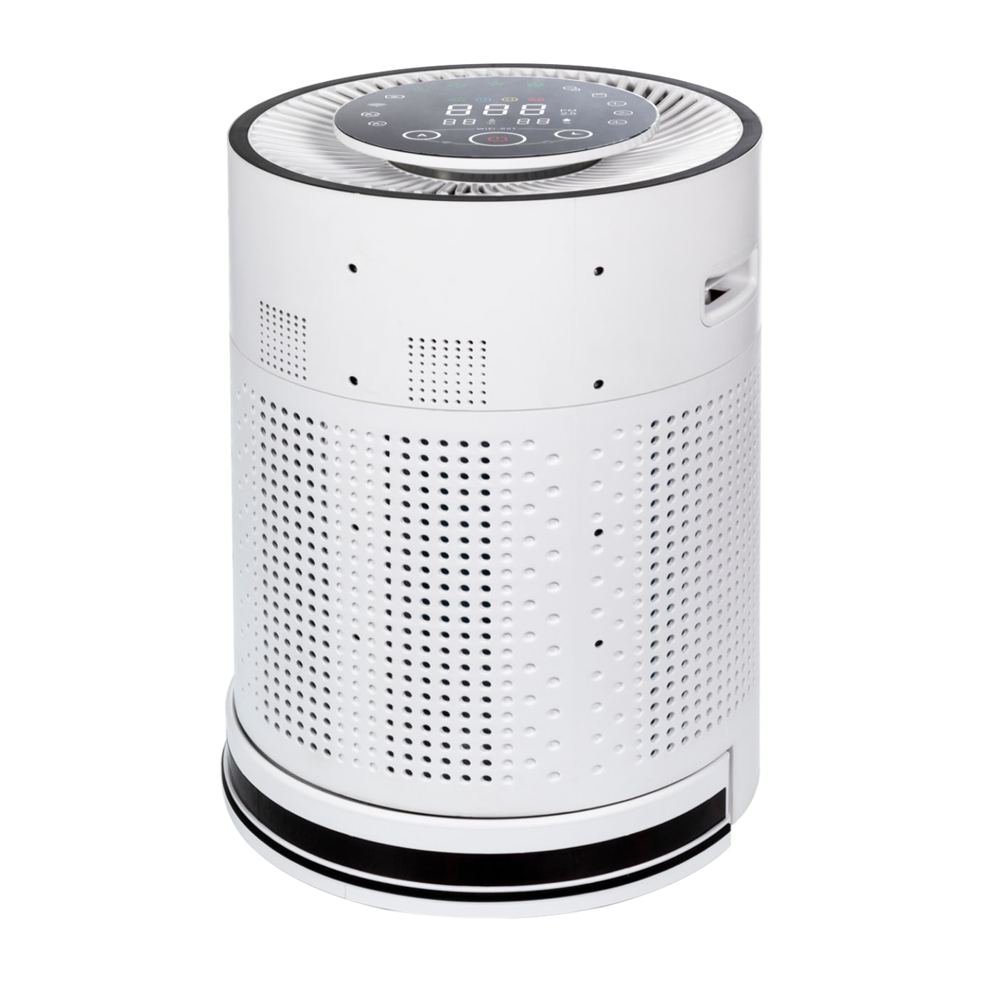 DAM Robot purificatore d'aria con formaldeide, anioni, TVOC ed eliminazione del 99,97% dei batteri. 31x31x47 cm. Colore bianco