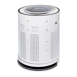 DAM Robot purificatore d'aria con formaldeide, anioni, TVOC ed eliminazione del 99,97% dei batteri. 31x31x47 cm. Colore bianco