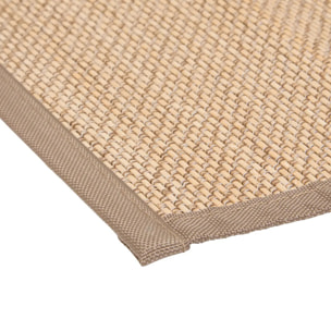 Tapis de bain texturé Stemy 50x80cm beige
