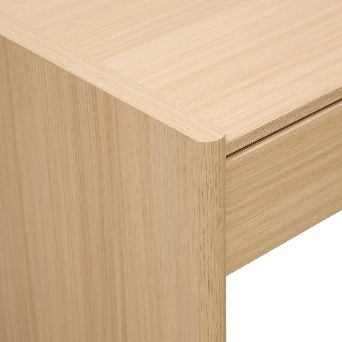 Bureau John rectangulaire 50x100cm 1 tiroir beige