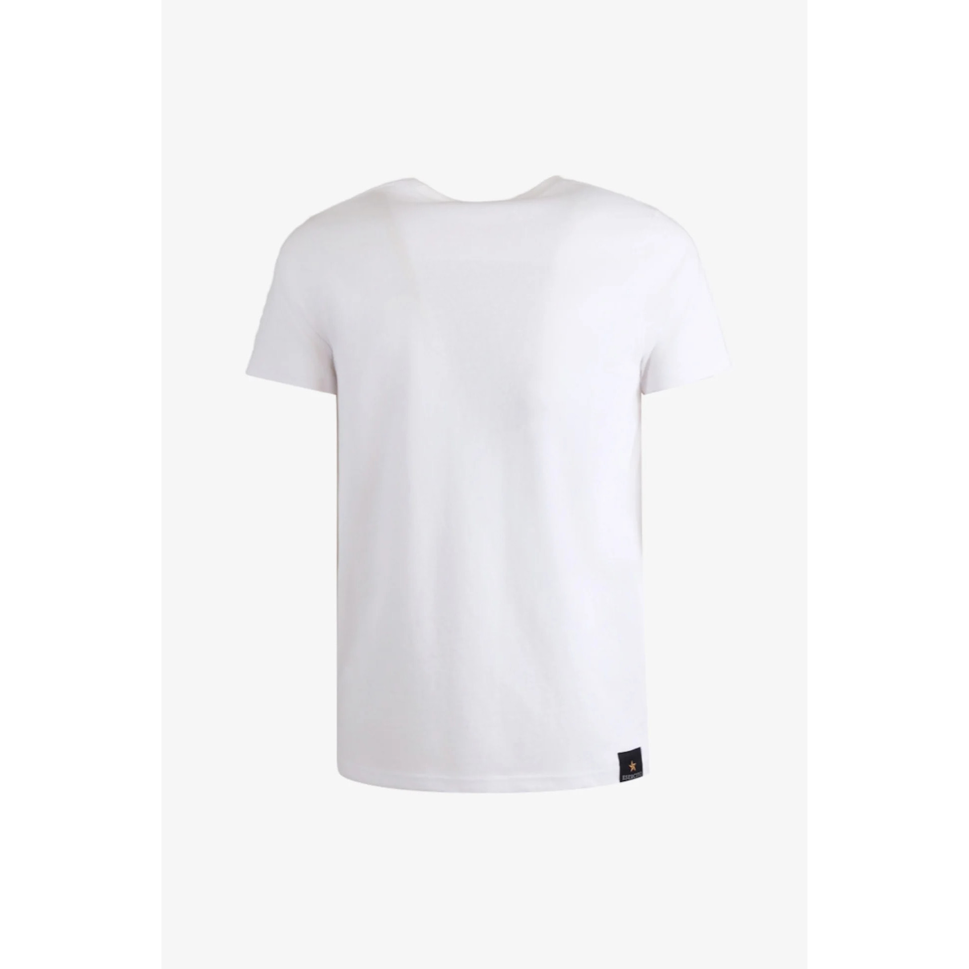 T-shirt Esercito bianca in cotone uomo