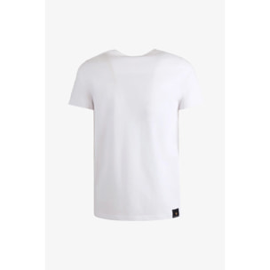 T-shirt Esercito bianca in cotone uomo