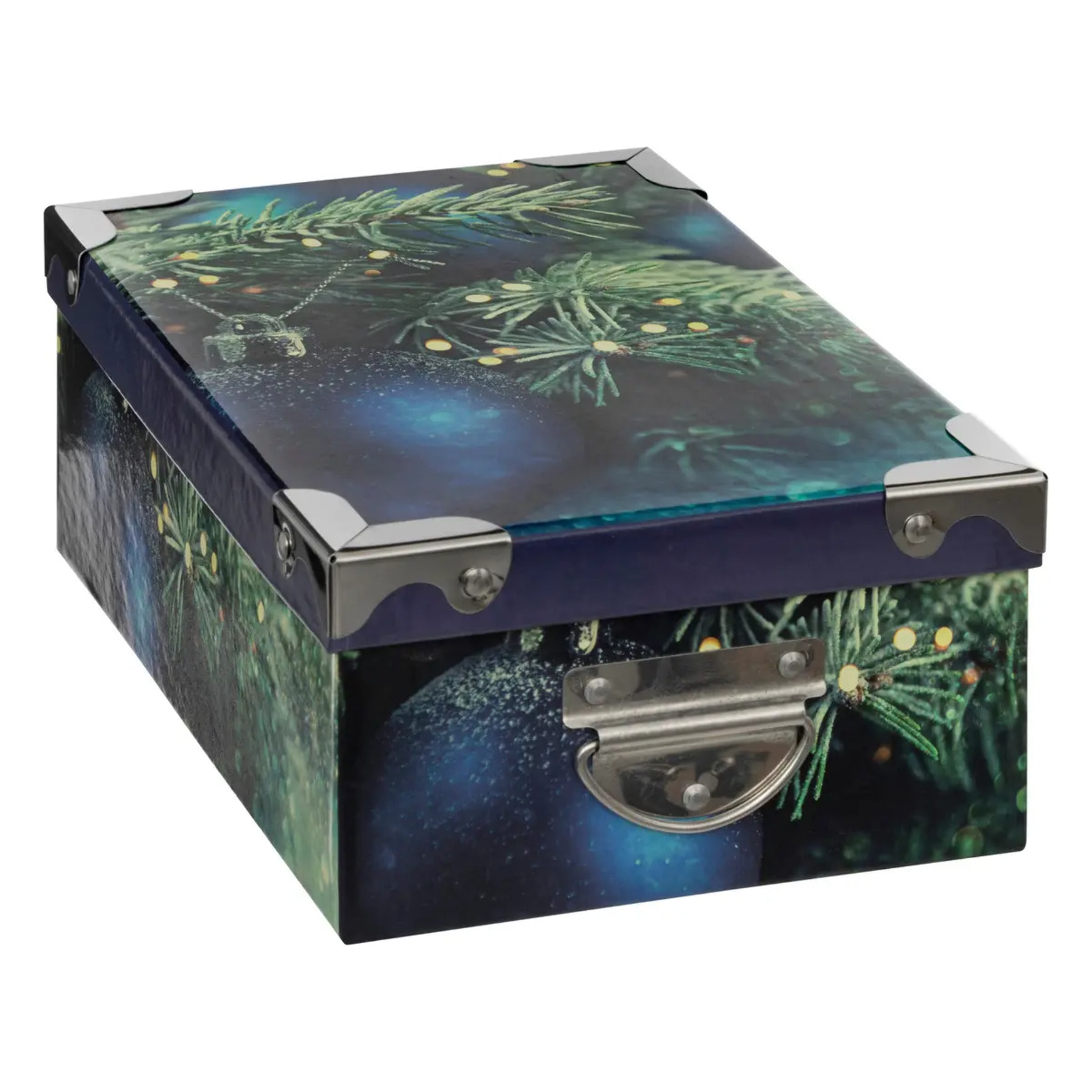 Lot de 16 boîtes rectangles imprimées tradition