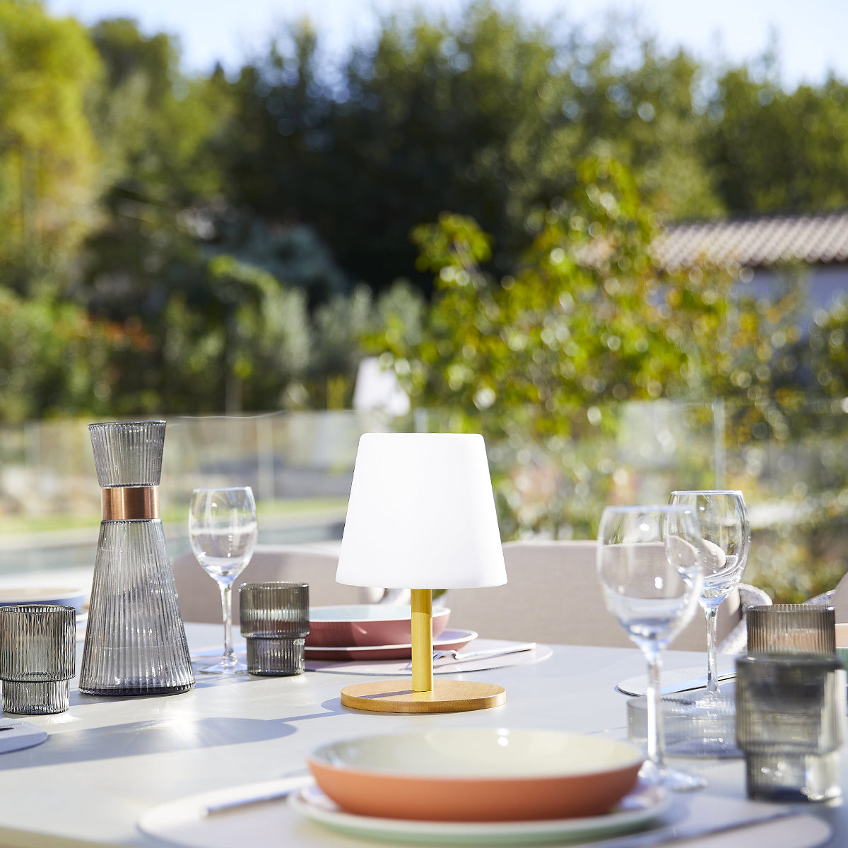 Lampe de table STANDY WOOD H25CM