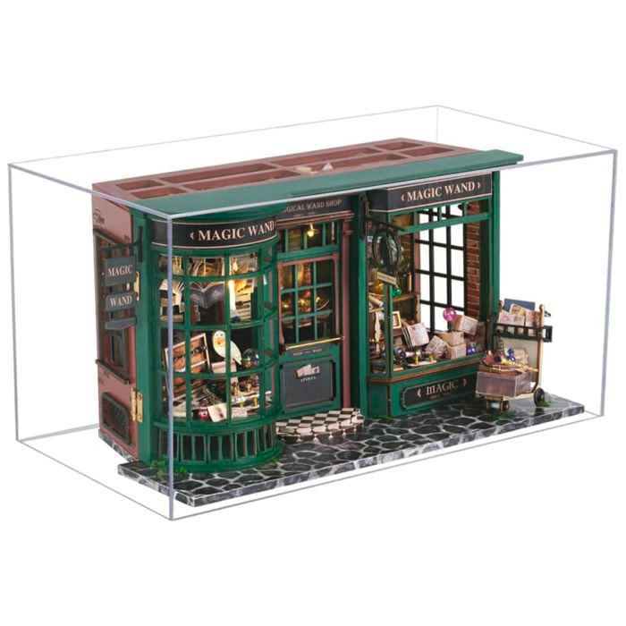 Una casa llena de Magia. Maqueta 3D realista con gran detalle, cubierta antipolvo y luces led.