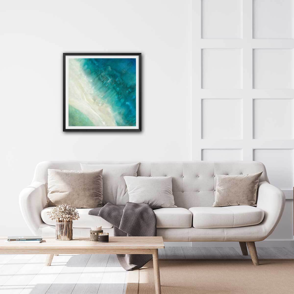 Affiche Plage bleue Affiche seule