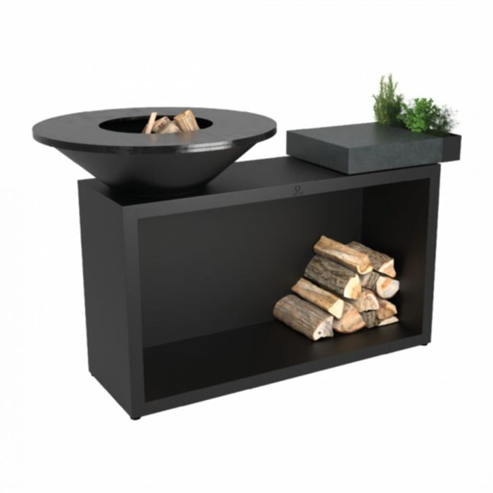 Brasero OFYR Island Black85 Ceramic Dark Grey OI3B85C