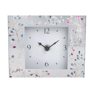 Reloj Cristal Impresion Foil 15x5x15 Cm