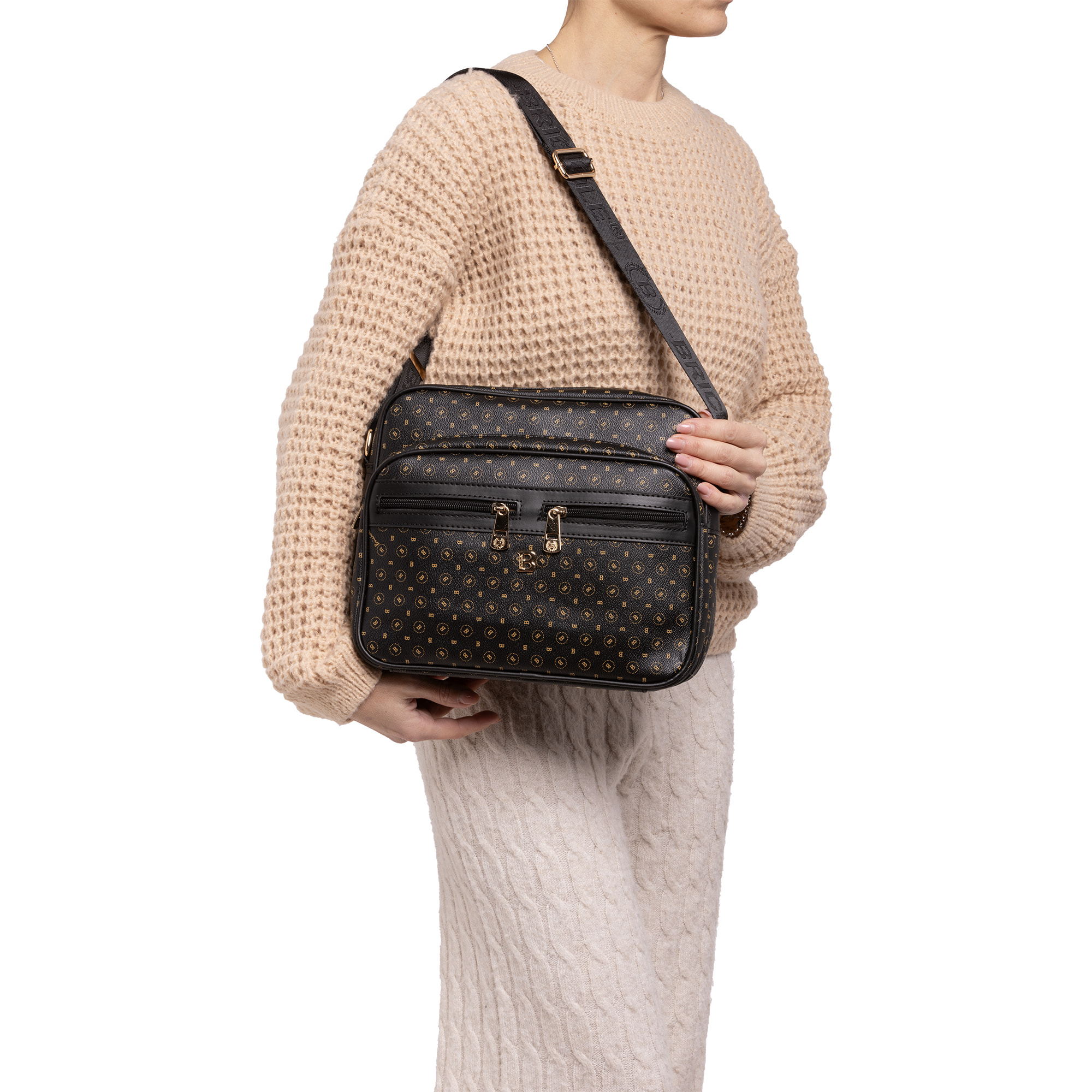 Borsa a tracolla  da donna ecopelle Prodotto Vegano 24x29x13 cm