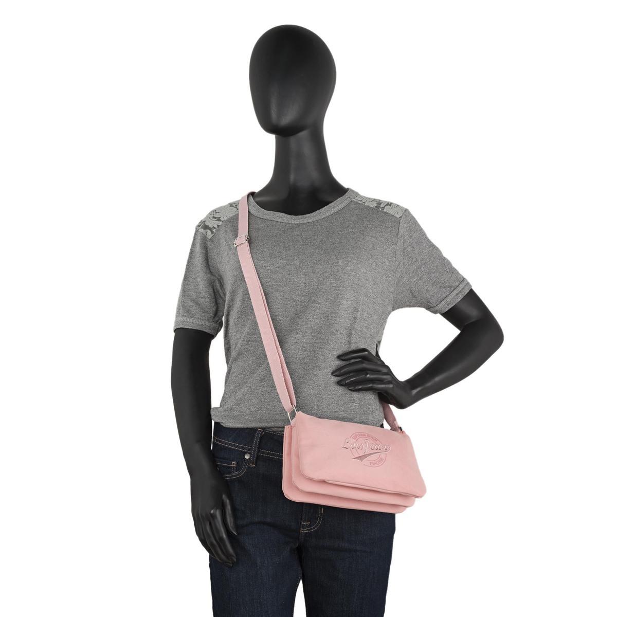 Bolso Bandolera Mujer Sint/Pu Lois Pyramid Rosa