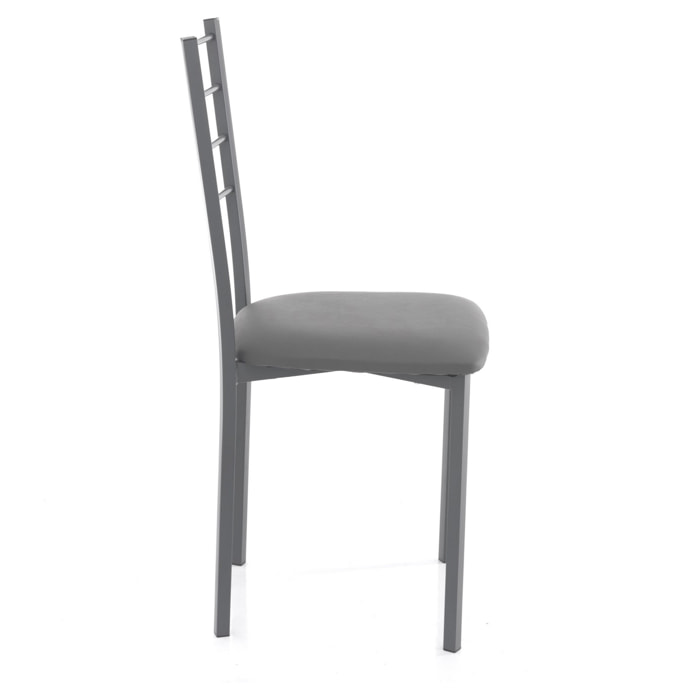 Tomasucci Lot de 4 Chaises JUST GREY Gris