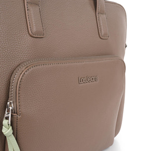 Bolso Maletin Portaordenador Mujer Lois Crandell Taupe