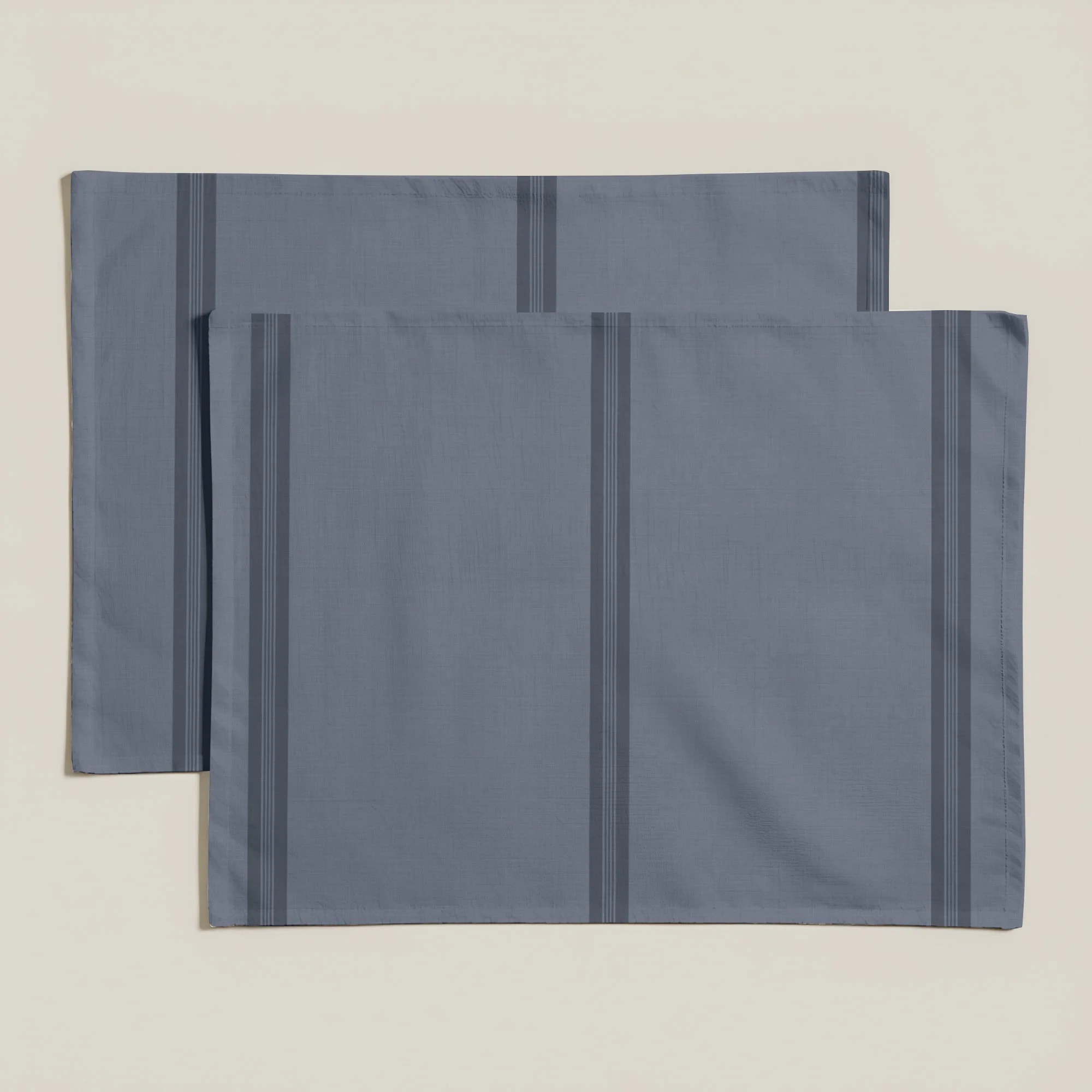 Lot de 2 sets de table anti-taches Nua Bleu Clair