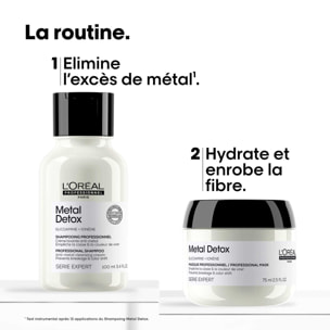 Metal Detox - Coffret Duo Metal Detox Shampooing 100 ml + Masque 75 ml